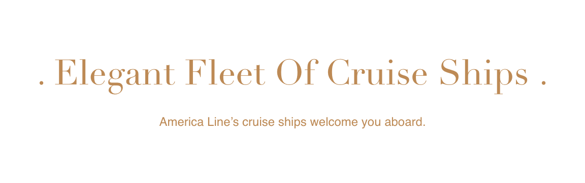Elegant Fleet Of Cruise Ships