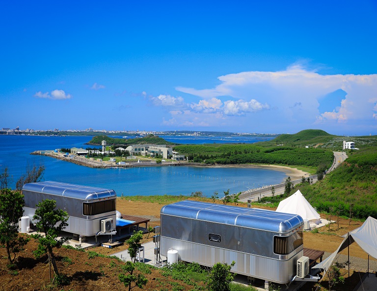 麗娜輪x澎湖青灣豪華露營車3天