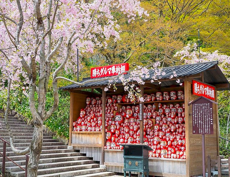 【櫻戀關西】嵐山渡月橋．背割堤櫻花大道．絕美屋形船．哲學之道．勝尾寺 5天