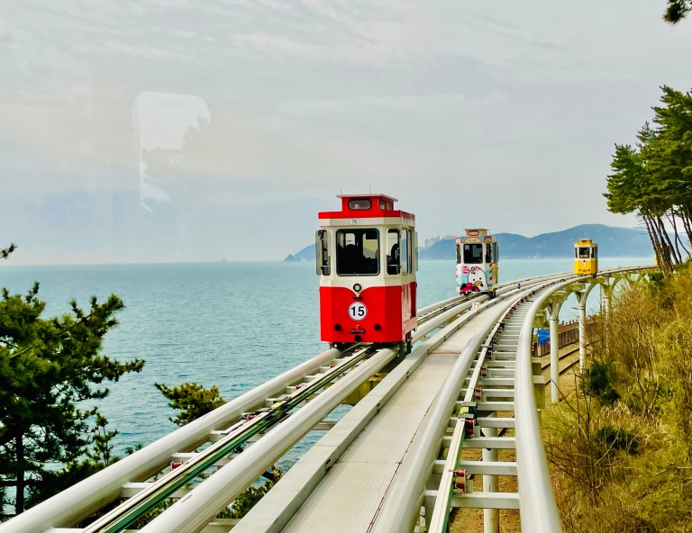 【悠閒遊釜蔚慶】韓式汗蒸幕．天空膠囊列車．蔚山瑟島．鐵道自行車．塗鴉秀5天
