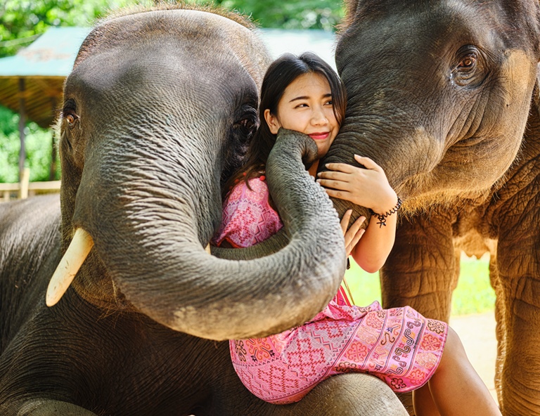 【虎哩普吉｜秘境5天】峽谷漂漂河ｘ象徑體驗